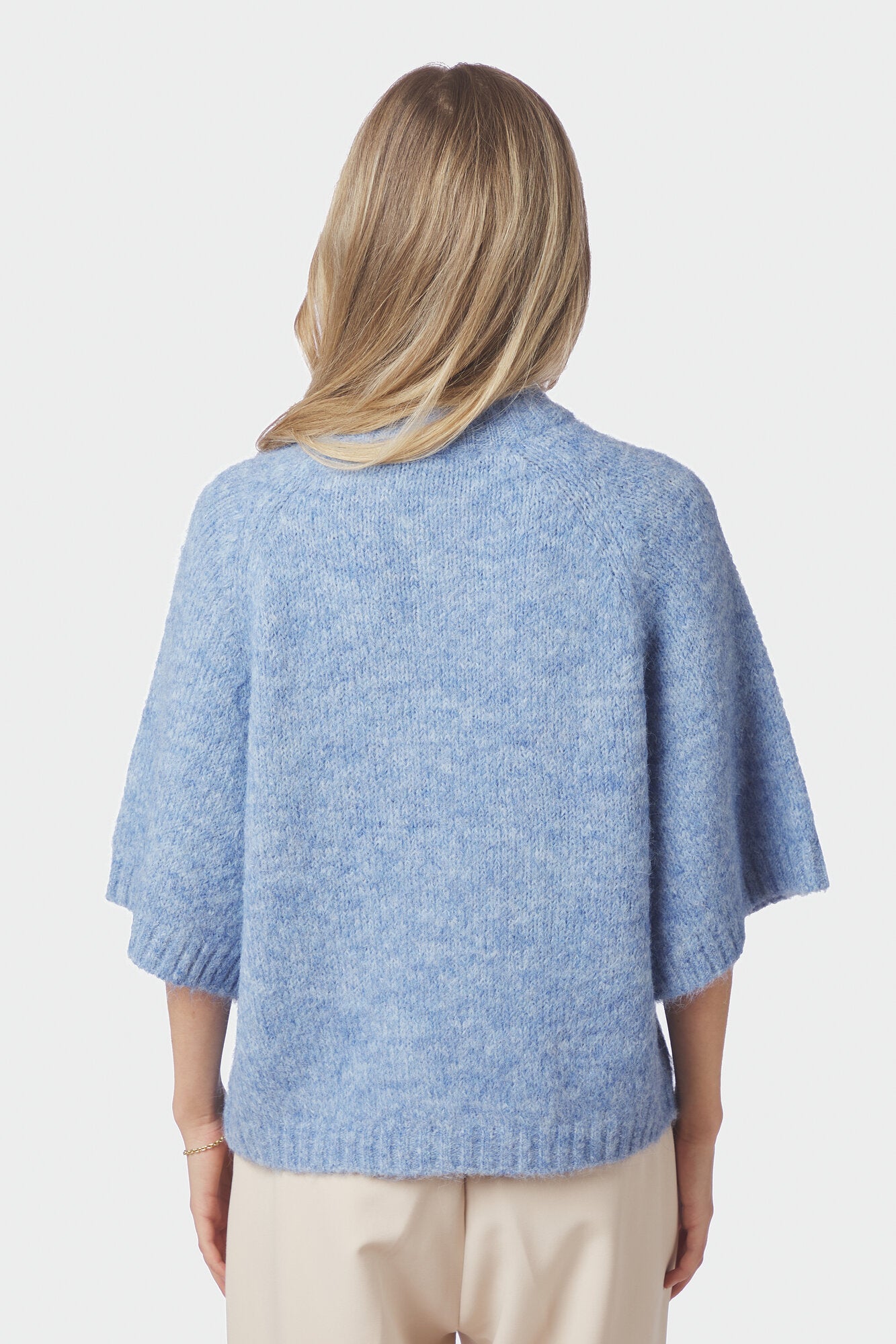 Benuta Fluffy cardigan - Dusty Blue